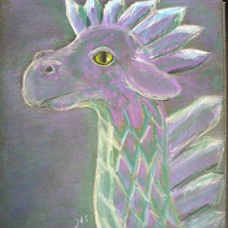 dragon by nien (Soft pastel)