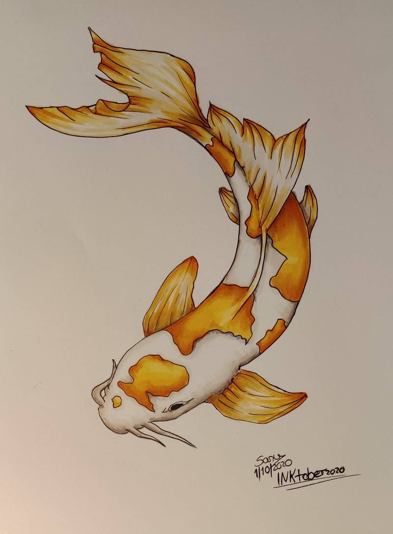 fish by isisnedjem (Ink, Markers)