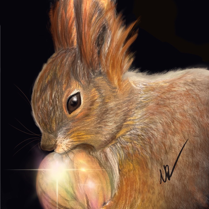 rodent by Leoni (Colored pencil, Digital)