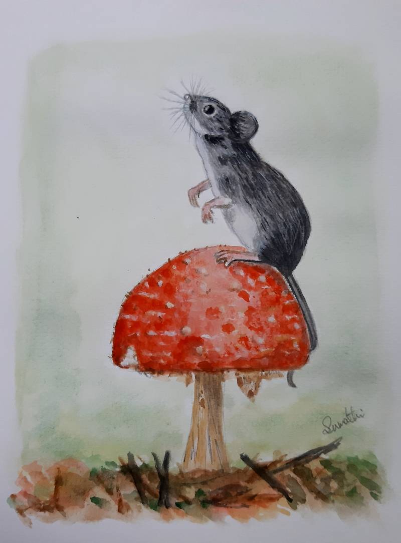 rodent by sumelin (Watercolor)