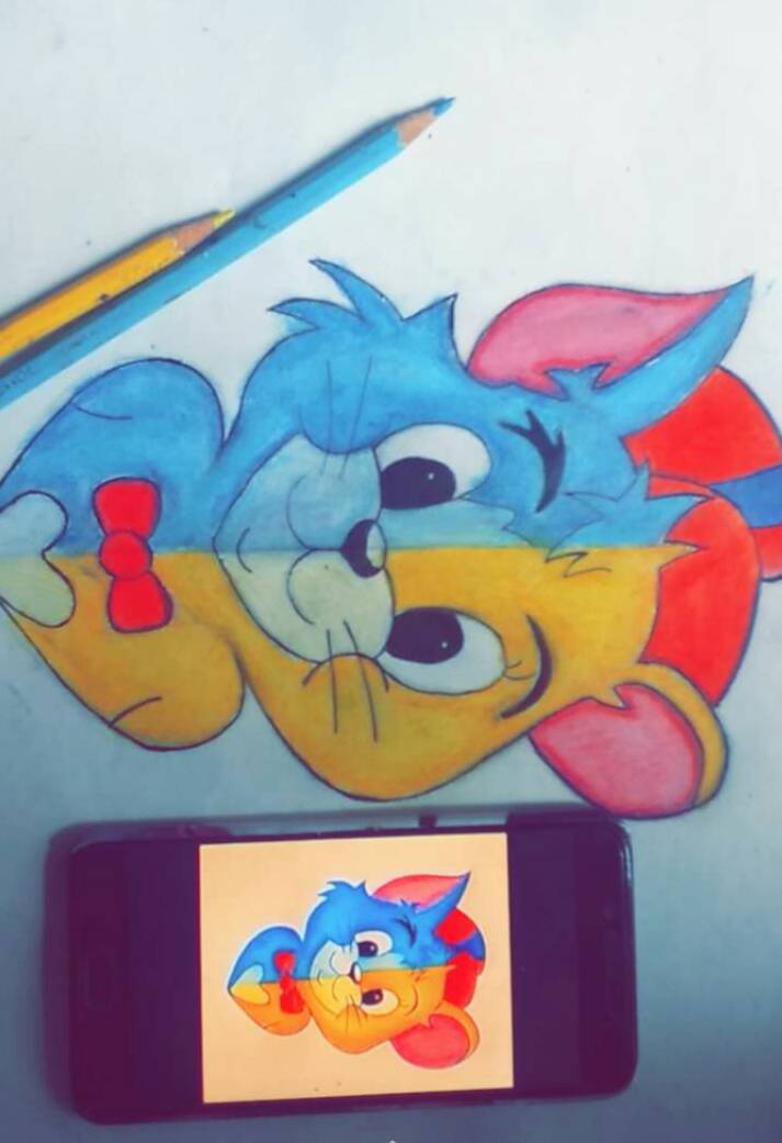 rodent by Samruddhi_Rawool99 (Oil pastel, Pencil)