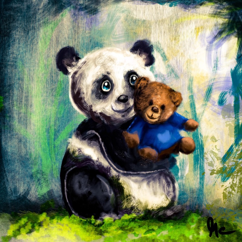 panda by TheHunterCow (Digital)