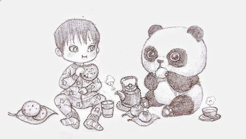 panda by YuHong (Pencil)
