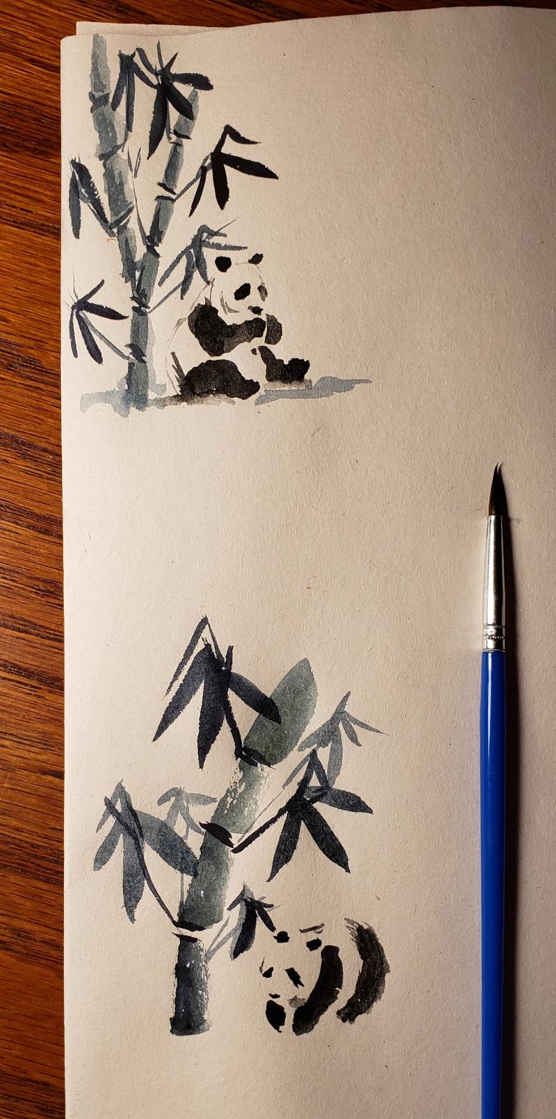 panda by sp3c14Lk (Watercolor)