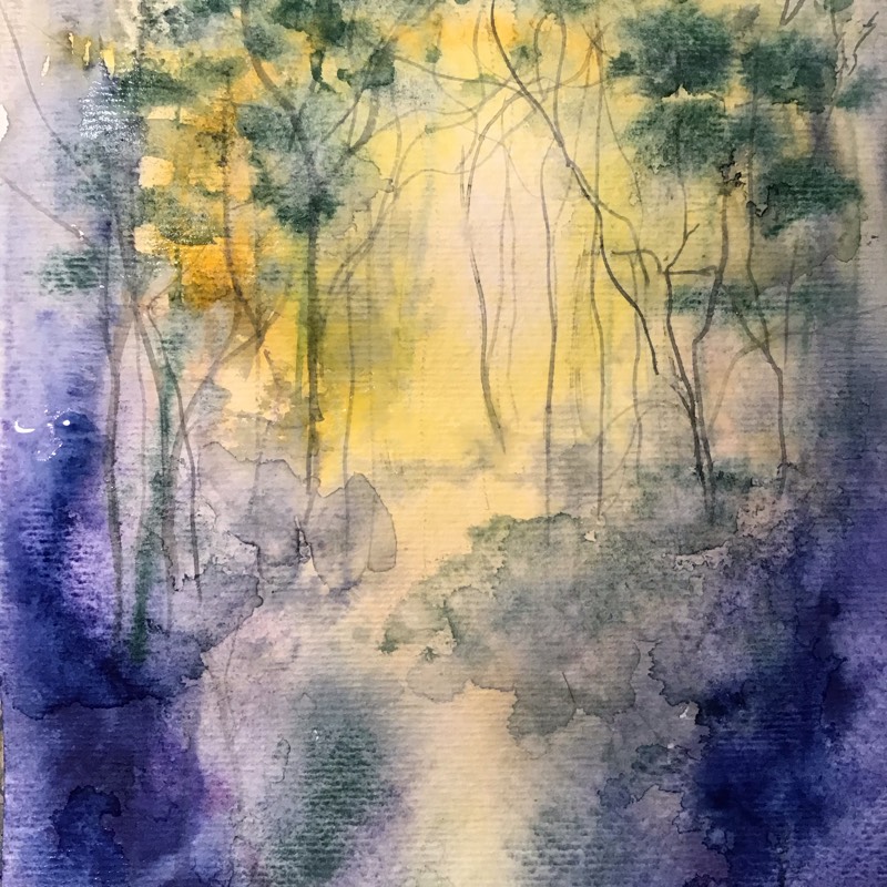 woods by Sally (Watercolor)