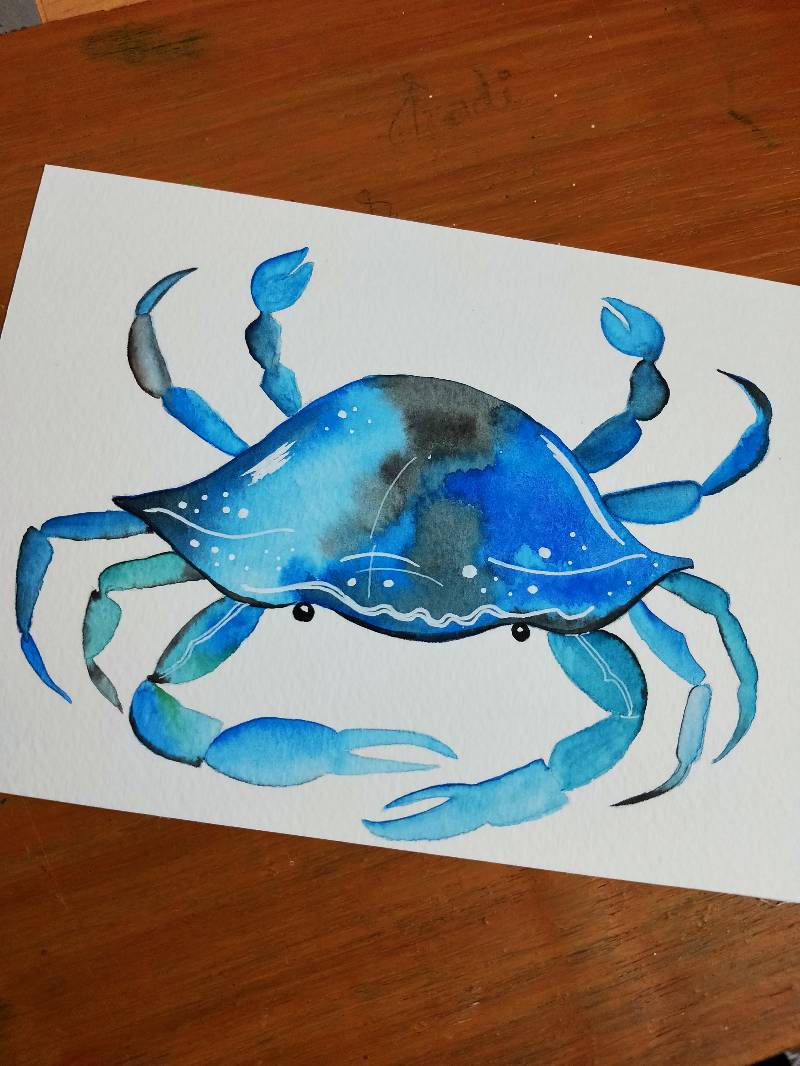 crab by dorthia87 (Watercolor)