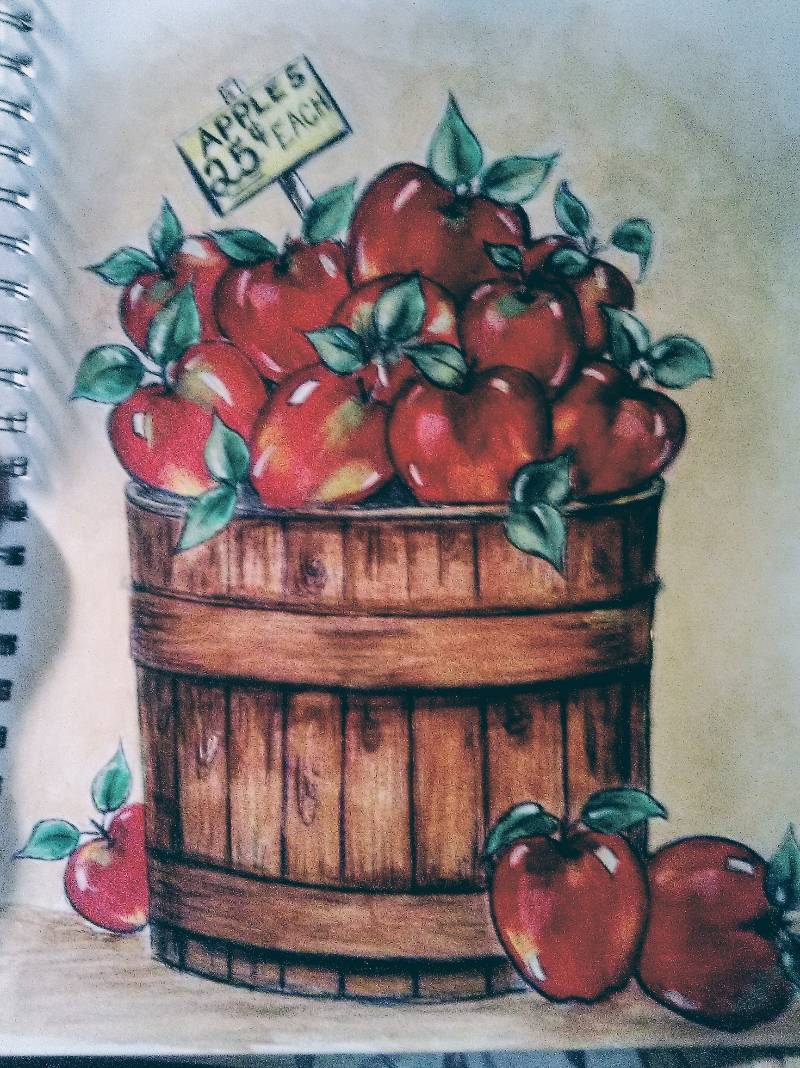 fruit by letha (Pencil, Pen, Markers, Colored pencil)