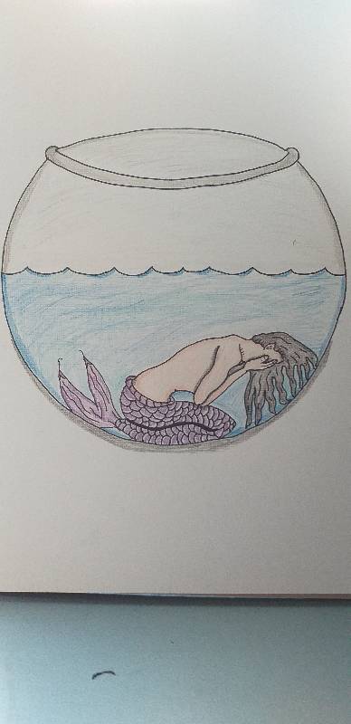 ocean by andpie321 (Pencil, Pen, Colored pencil)