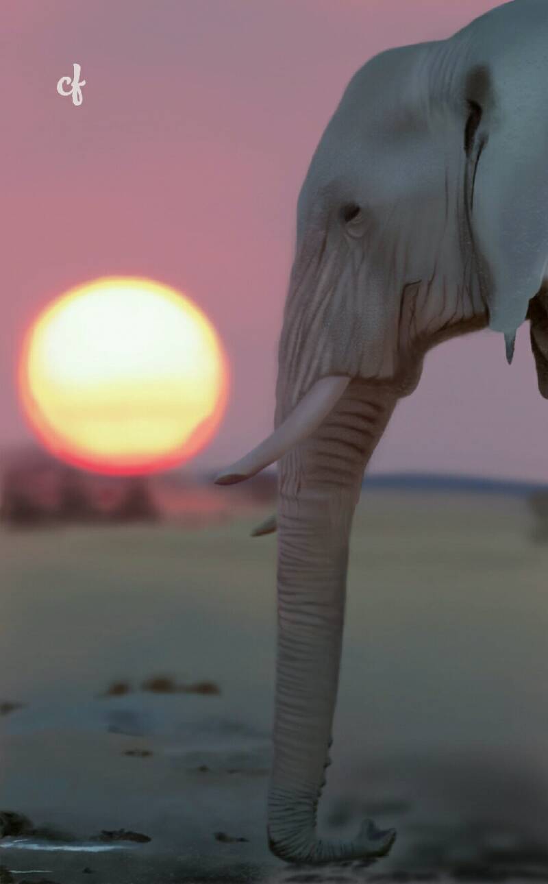 elephant by desirella (Digital)