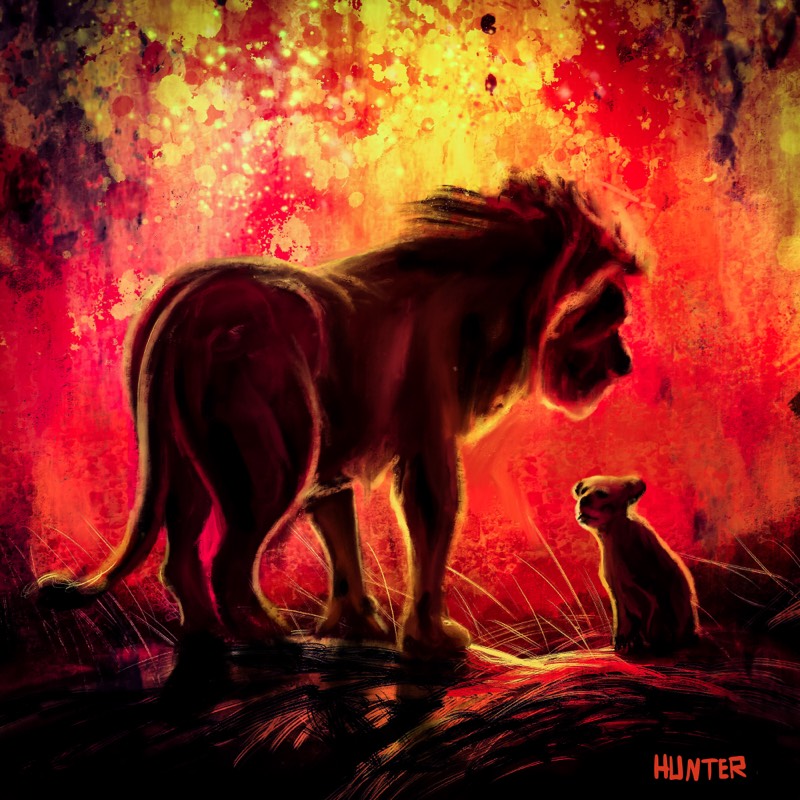 lion by TheHunterCow (Digital)