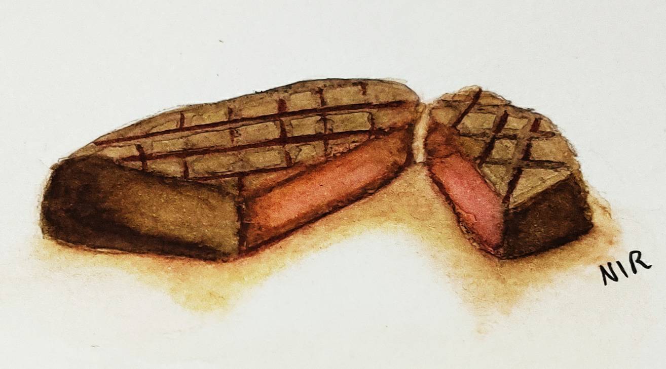 Steak Drawing