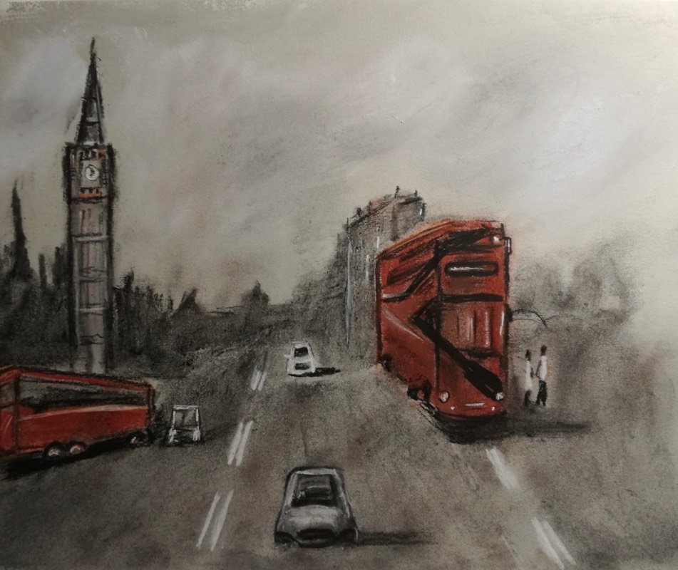 london by Leoni (Pencil, Charcoal, Other)