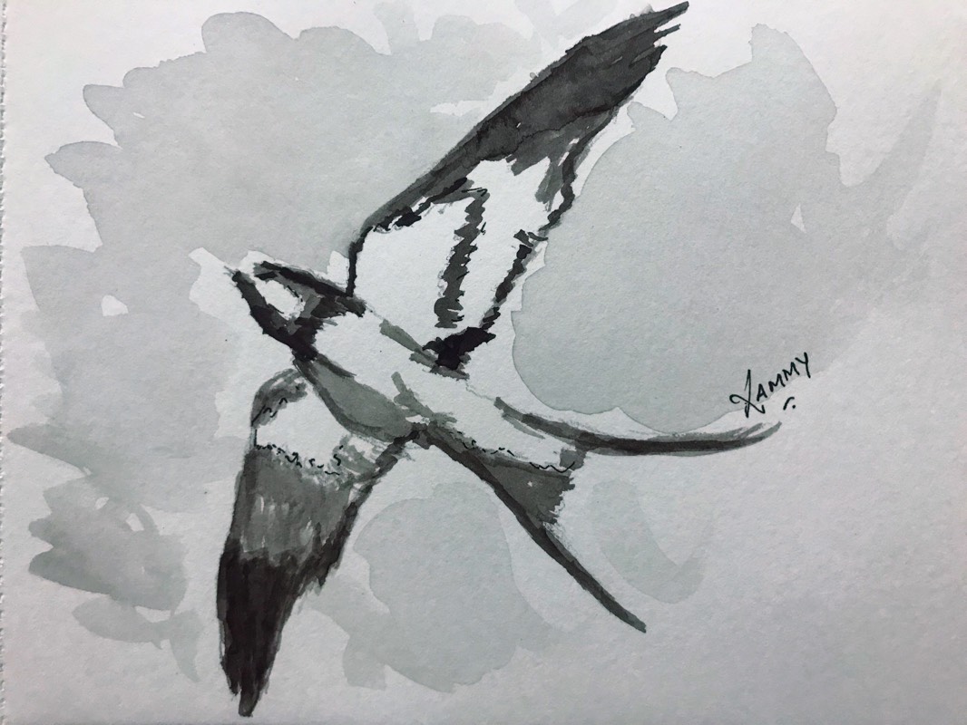 bird by RammyArtworks (Watercolor)