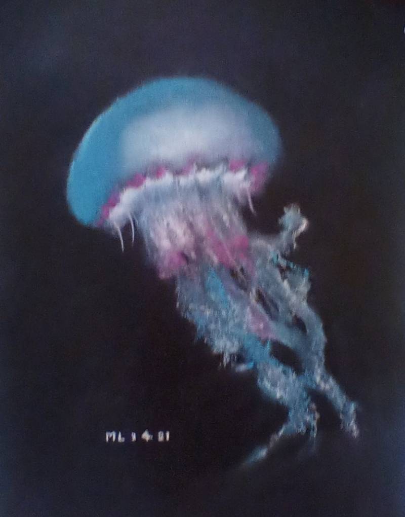 jellyfish by miclat (Soft pastel)