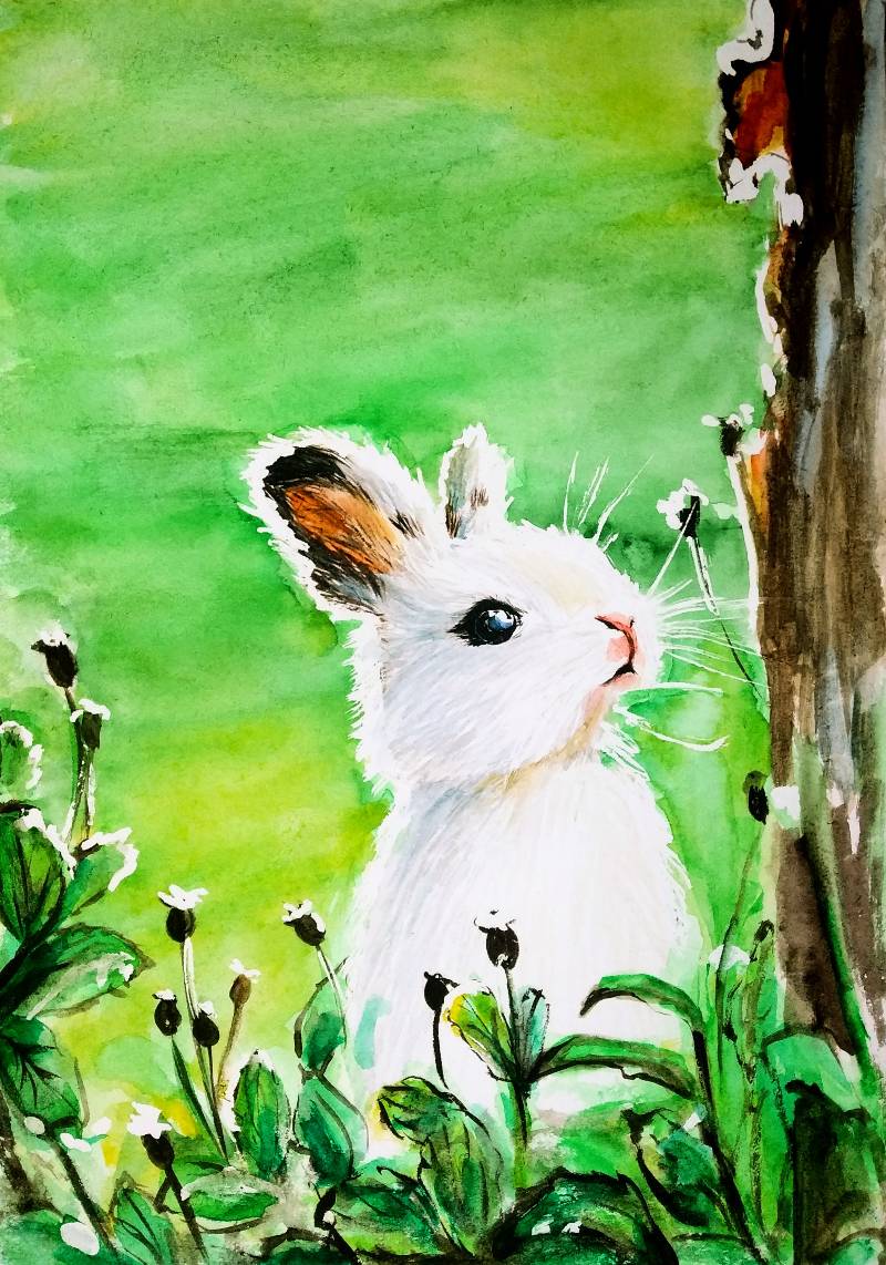 bunny by Krina (Watercolor)