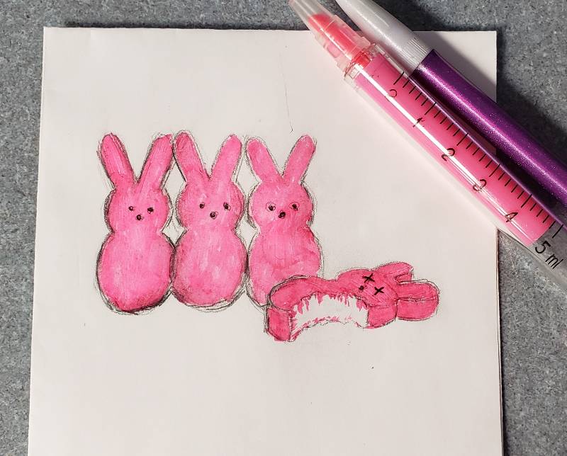 bunny by sp3c14Lk (Markers, Pencil)