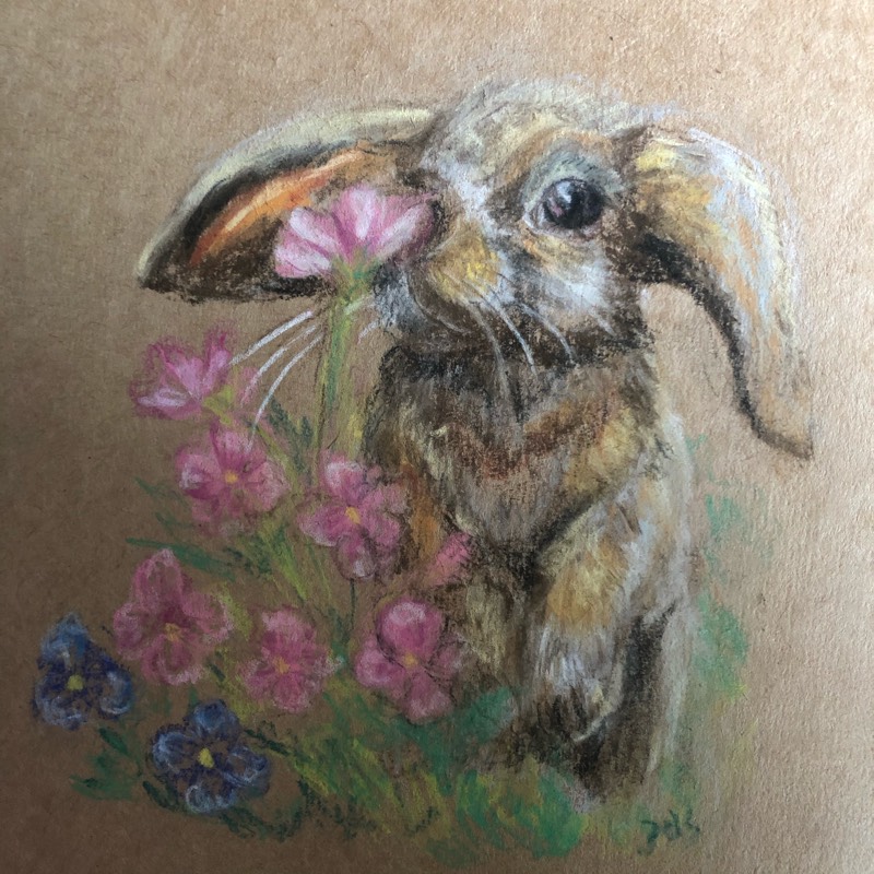 bunny by nien (Soft pastel)