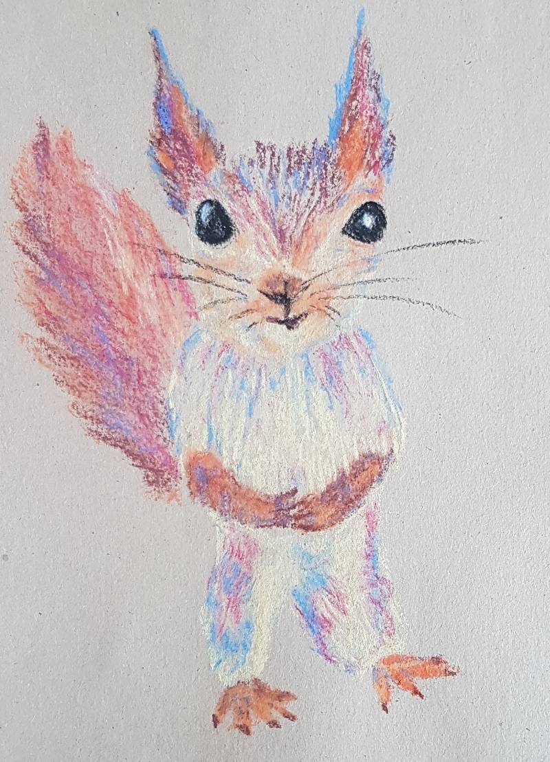 squirrel by Laubfrosch (Soft pastel)