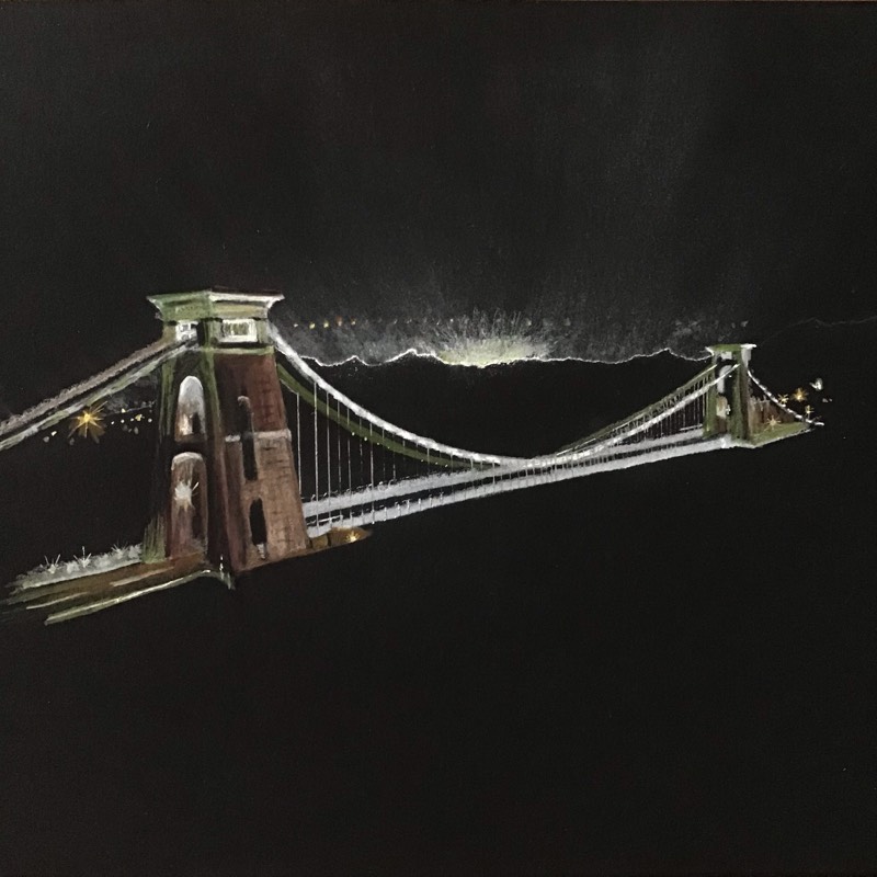bristol by Sally (Pen, Colored pencil, Soft pastel)