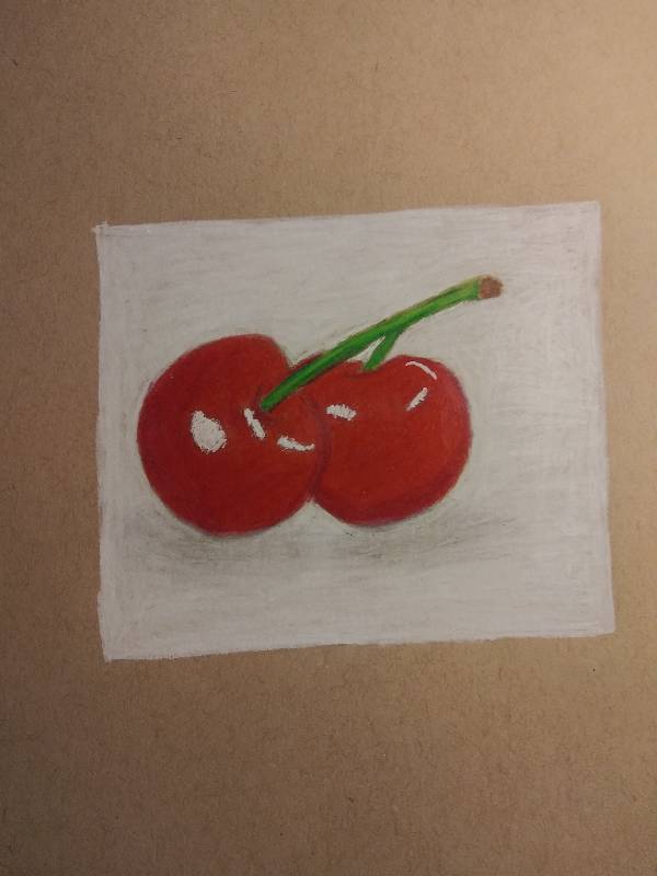 cherry by Morganite (Pencil, Colored pencil, Charcoal)