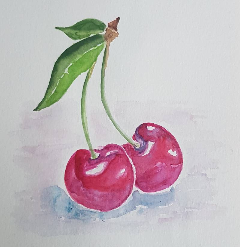 cherry by Laubfrosch (Watercolor)