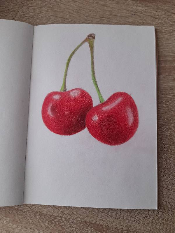 cherry by LearningLoadingStandBy_ (Pencil, Colored pencil)