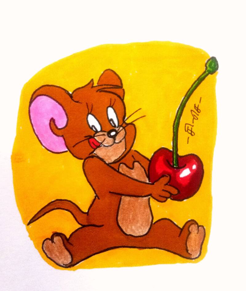 cherry by infoguru (Pen, Colored pencil, Other)