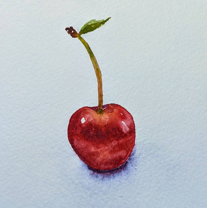 cherry by chelseachels (Watercolor)