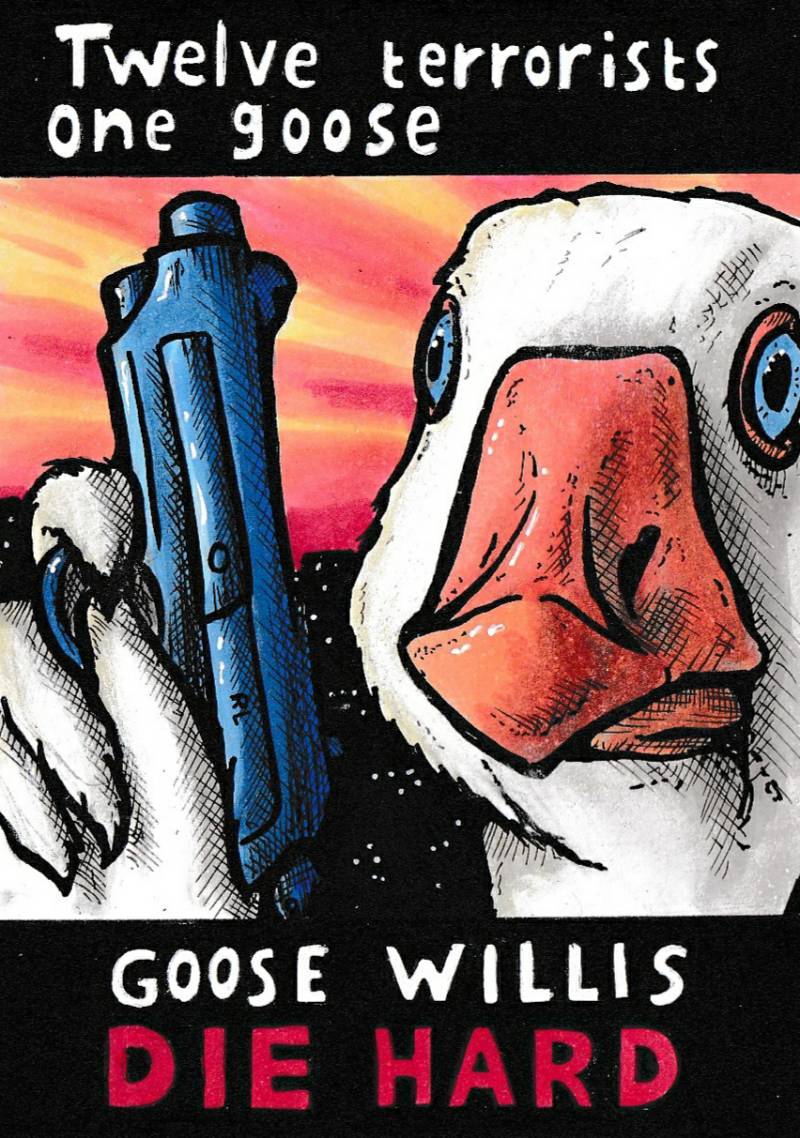 goose by royslittlescribbles (Pen, Markers)