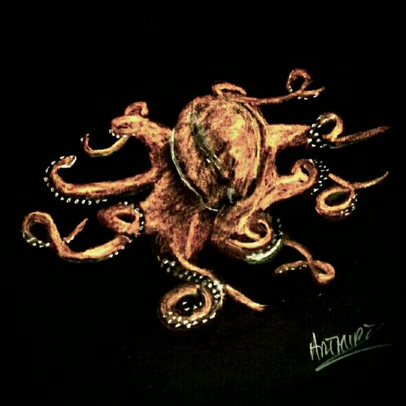 octopus by Arthur (Colored pencil)