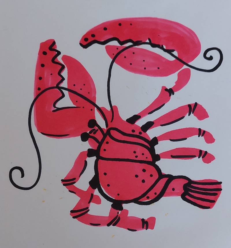 lobster by MarVi (Markers)