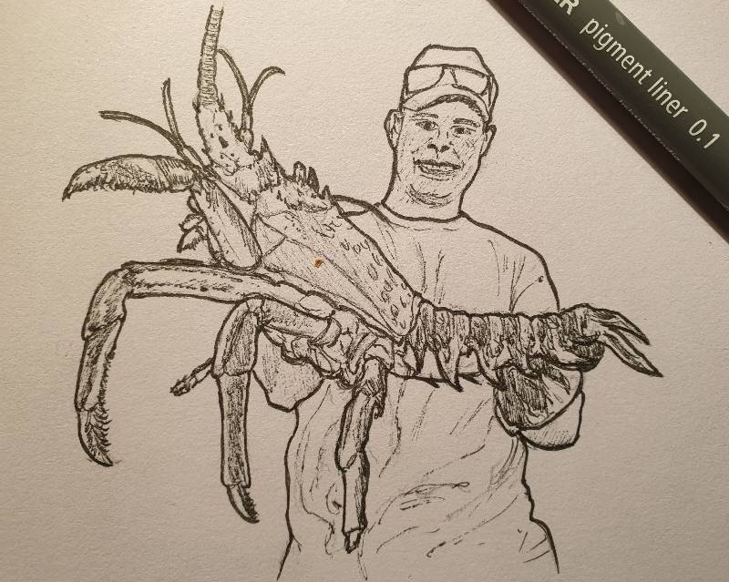 lobster by Magae (Ink)
