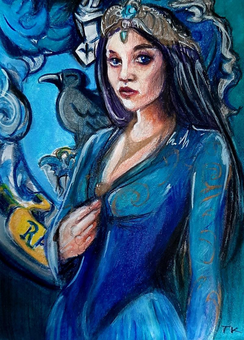 raven by tamileexyz (Markers, Colored pencil)