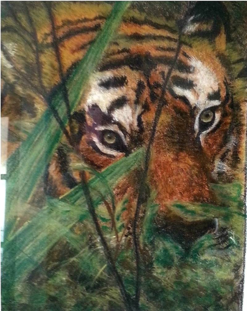 tiger by JenLea (Soft pastel)