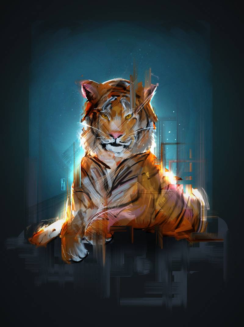 tiger by ArtieHam (Digital)