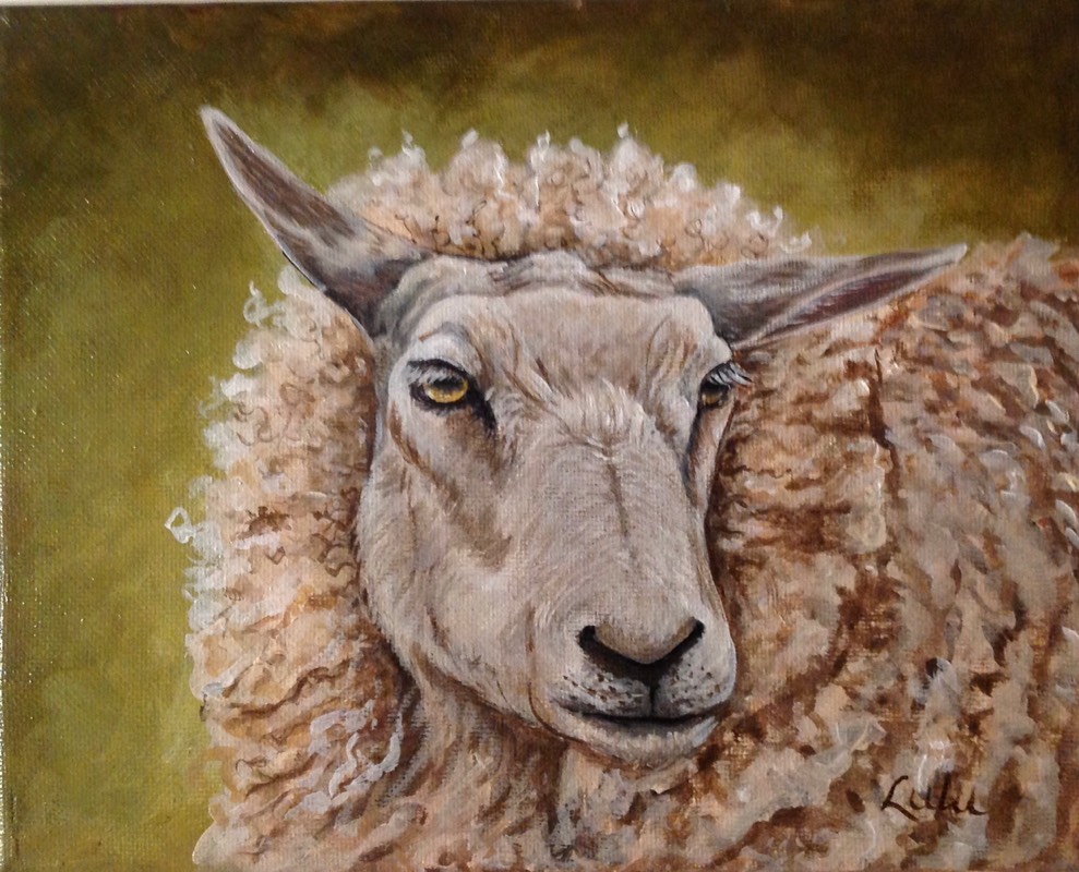 sheep by lululala123 (Acrylic paint)