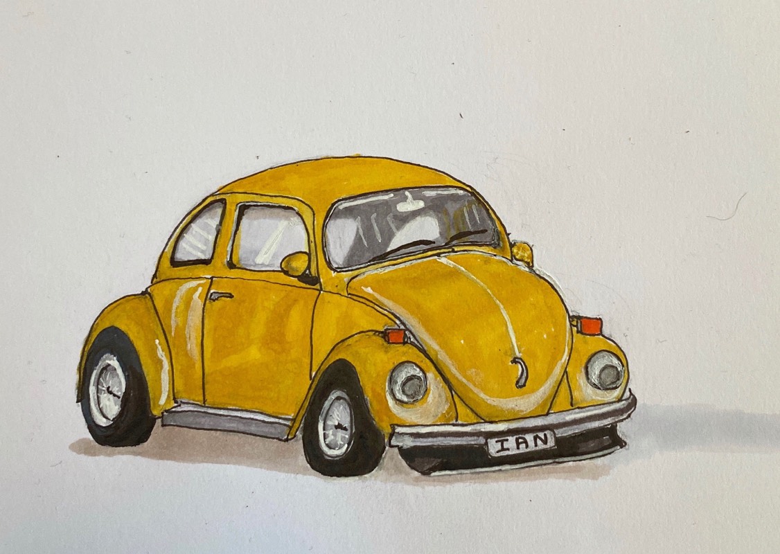 beetle by Pash (Pencil, Markers, Pen)