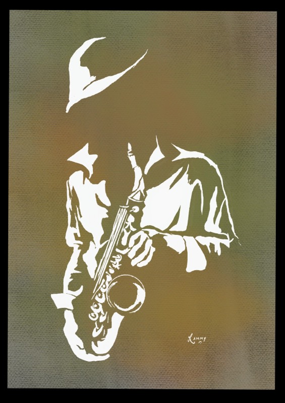 saxophone by RammyArtworks (Digital)