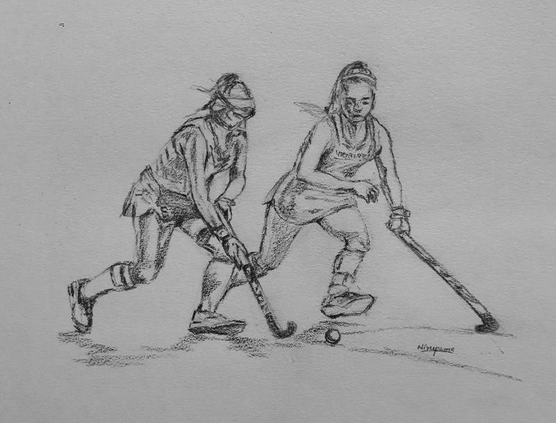 hockey by Niru (Pencil)