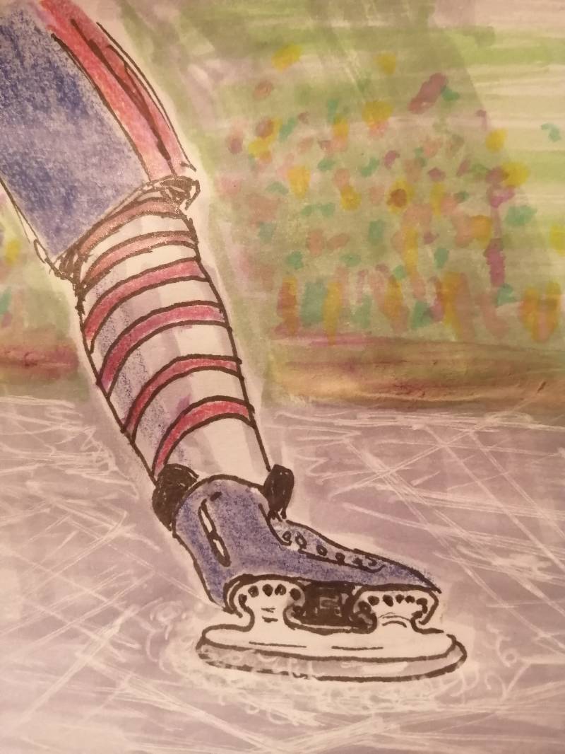 hockey by kinga_pippo (Markers, Colored pencil)