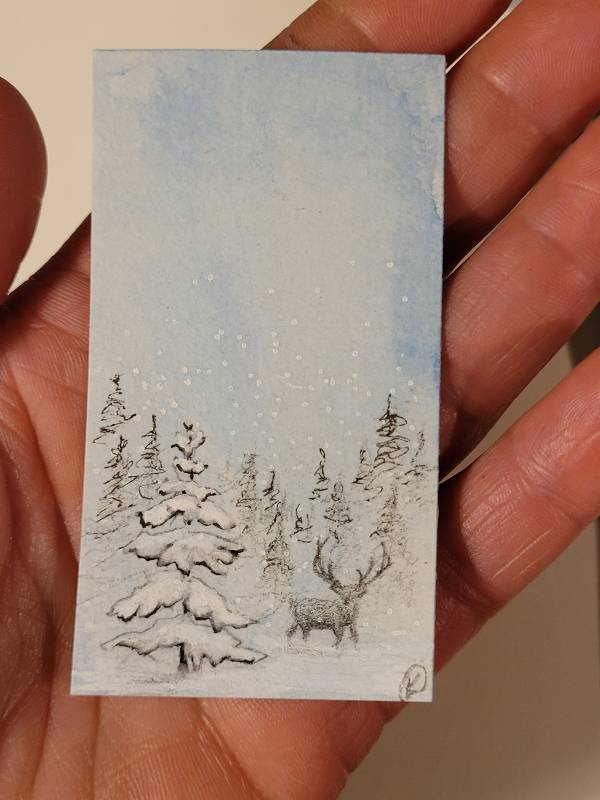 winter by KymberlyDawn (Pencil, Watercolor, Pen)