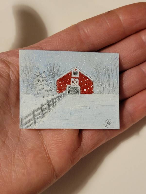winter by KymberlyDawn (Pencil, Watercolor, Pen, Colored pencil)