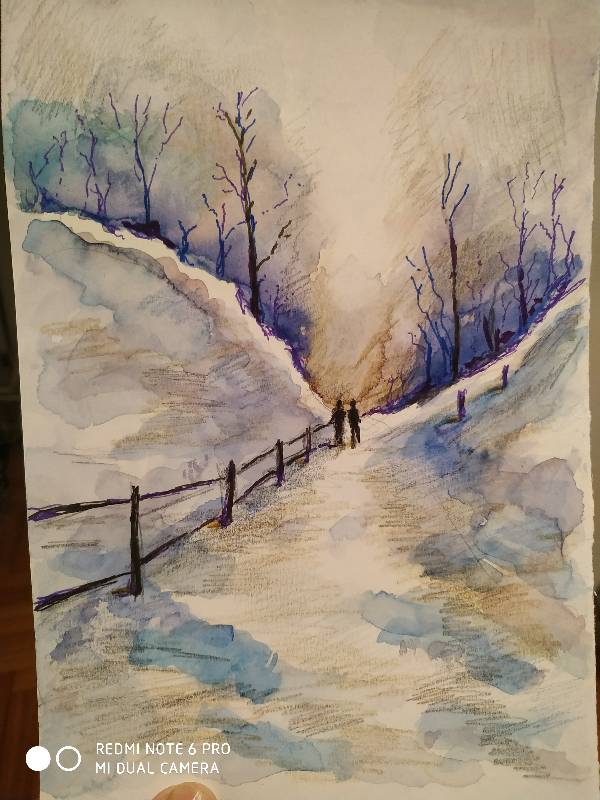 winter by joseunico (Watercolor)