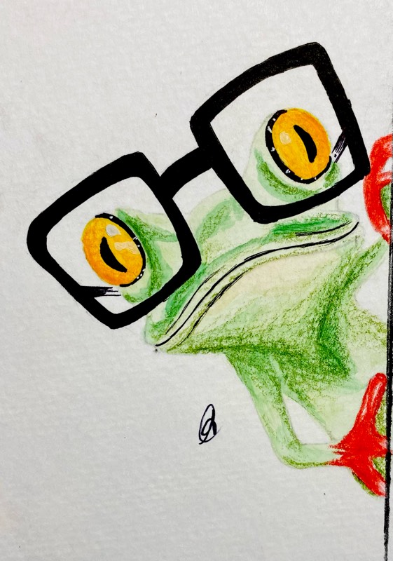 amphibian by ARTISTIC (Pen, Ink, Watercolor)
