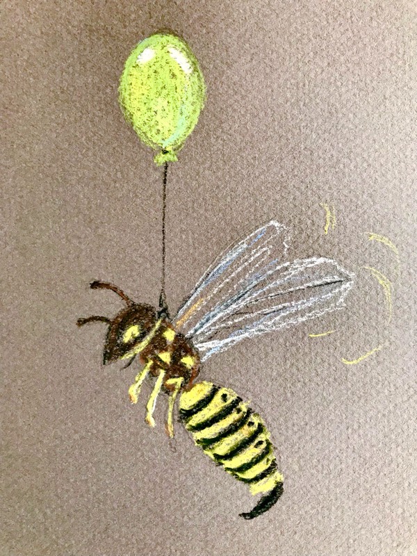 wasp by aaart (Soft pastel)