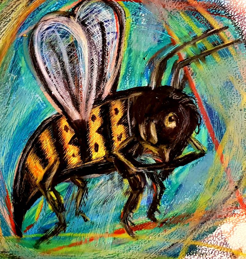wasp by Elklem82 (Soft pastel)