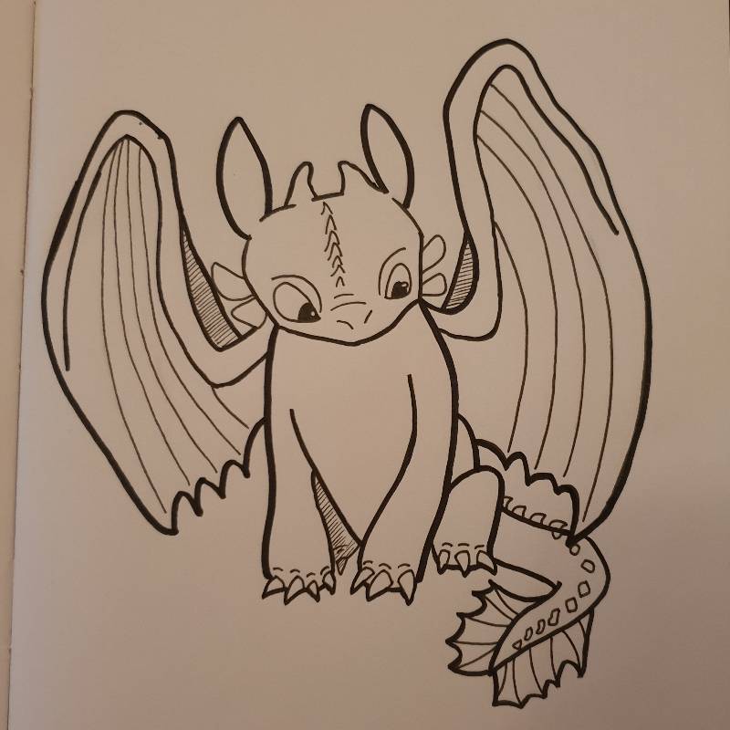 dragon by PinkKittyKitty (Pencil, Pen)