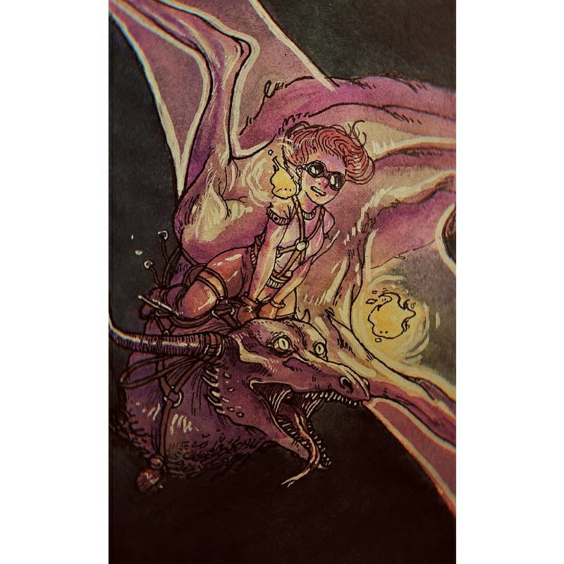 dragon by lautuma (Watercolor, Ink)