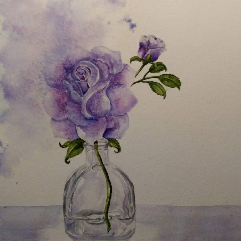 rose by Carolann (Watercolor)
