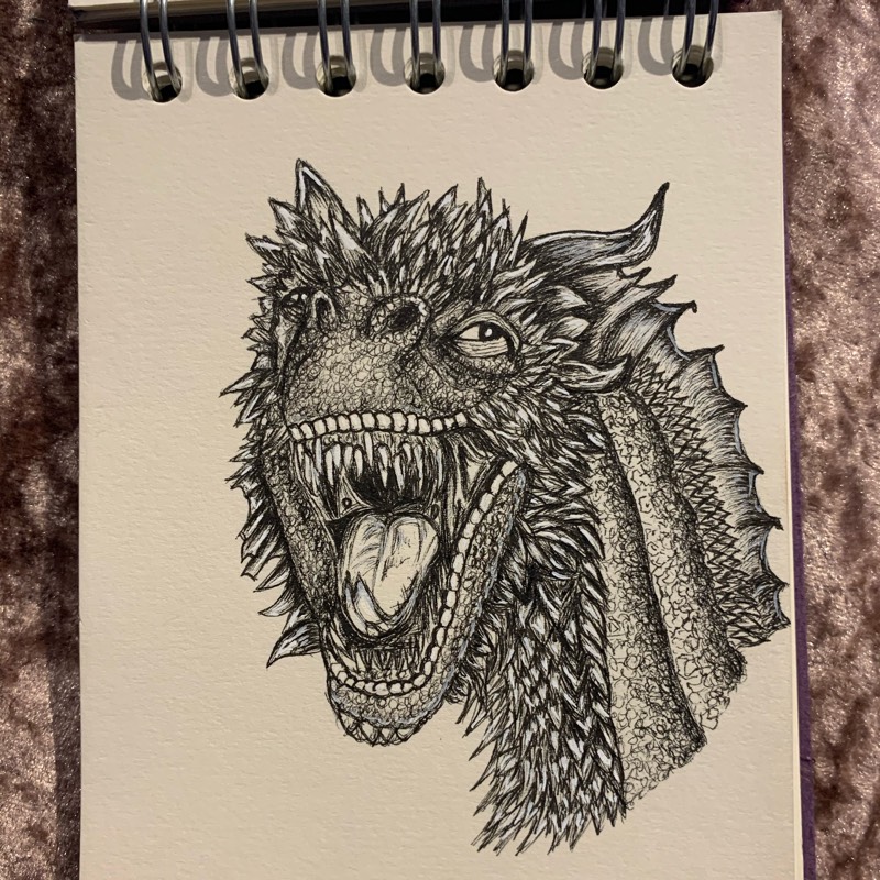 dragon by Charl2609 (Ink, Pen)